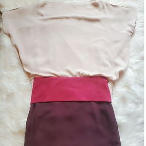 Diane Von Furstenberg  colorblock dress